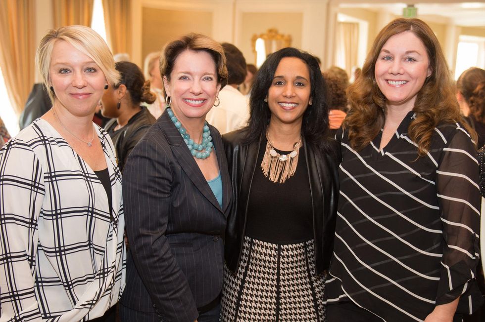 12 Sicily Dickenson, from left, Tammie Kahn, Angela Fullen and Karen Harvie at the Children's Museum Friends Families Luncheon March 2015