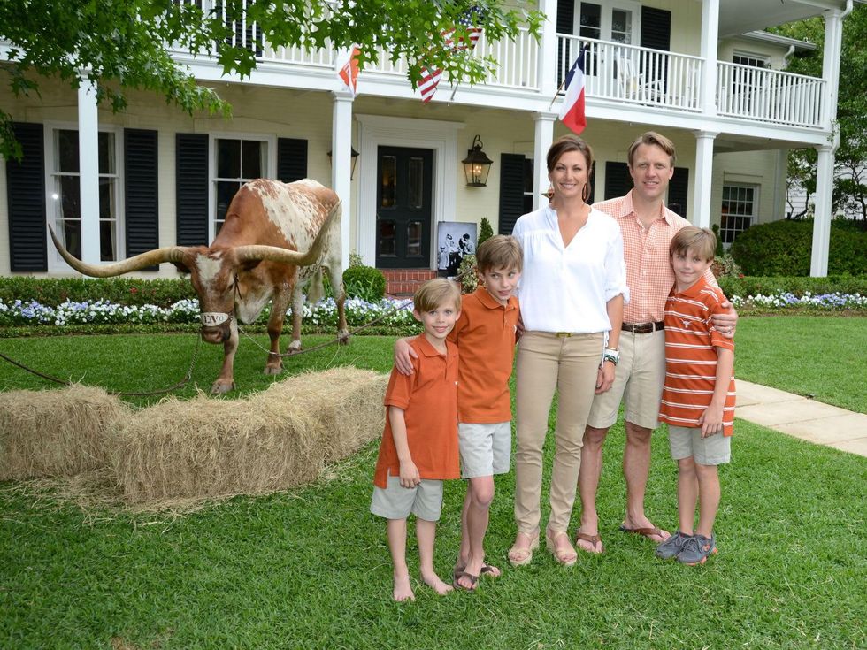 12, Silver Spurs party April 2013 Charlie Perdue, William Perdue, Nicole Perdue, Jim Perdue and John Perdue