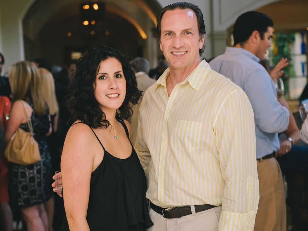 12 Steve Tyrell CD launch party June 2013 Jessica Davenport, Robert Davenport