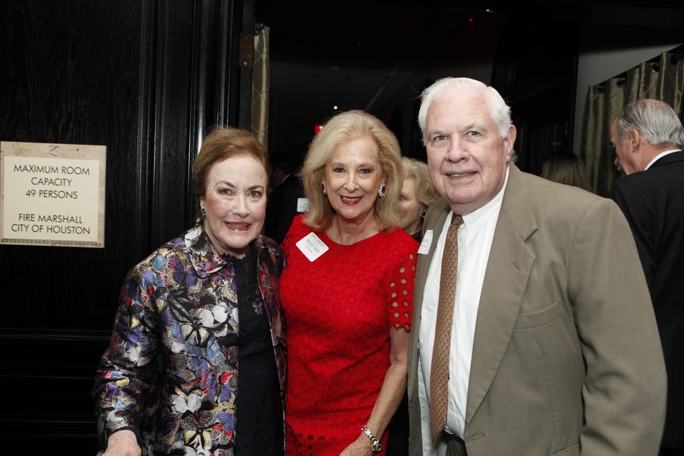 12 Sue Trammell Whitfield, from left, with Mary Ann and David McKeithan at the Health Museum Gala September 2014