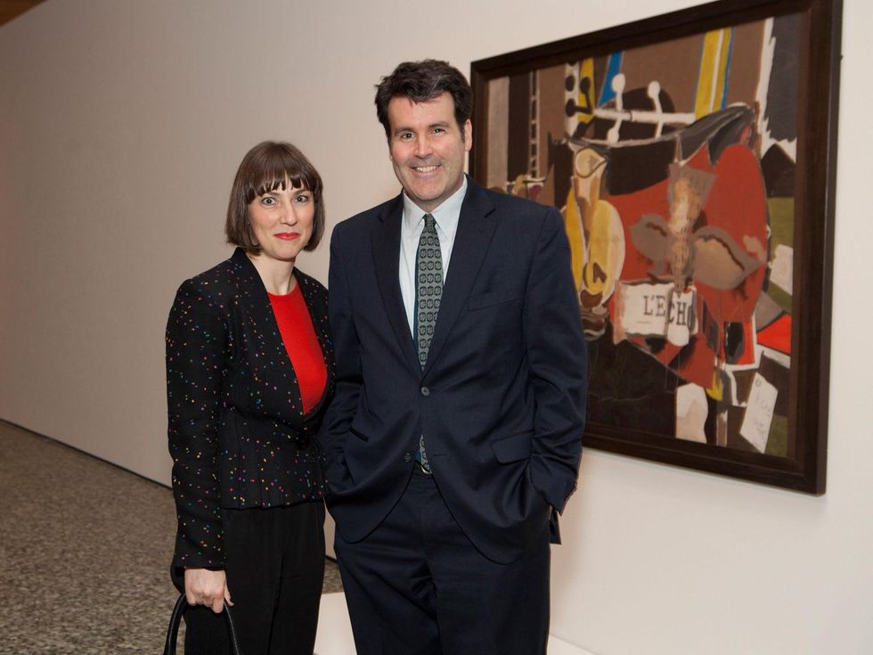 12 Sylvie Christophe and Toby Kamps at the MFAH Georges Braque opening reception February 2014
