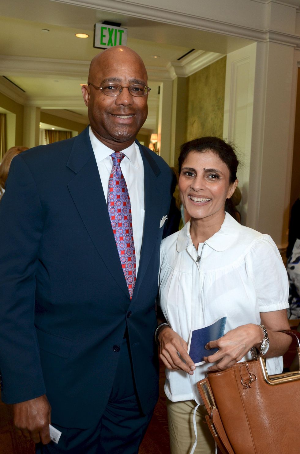 120 Michael Pearson and Aasiya Rehman at the Houston Center for Contemporary Craft spring luncheon May 2014