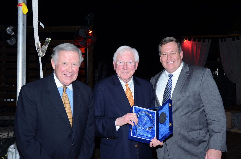 121 NAME, from left, Mark White and John Raley HCDLA Mark White benefit October 2014