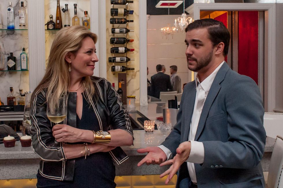 122 Mauri Oliver and Mark Ivy at the Stages Repertory Theatre Soiree Marie October 2014