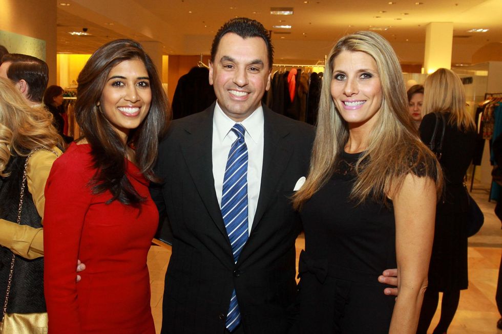 126 Divya Brown, from left, with Dr. Devinder and Gina Bhatia at Best Dressed