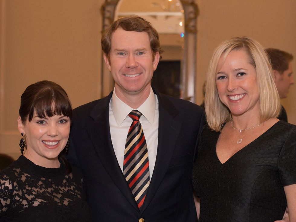 13 57 Elizabeth and Robert Parry, from left, with Nancy Math\u00e9 at Raising the Barre April 2014