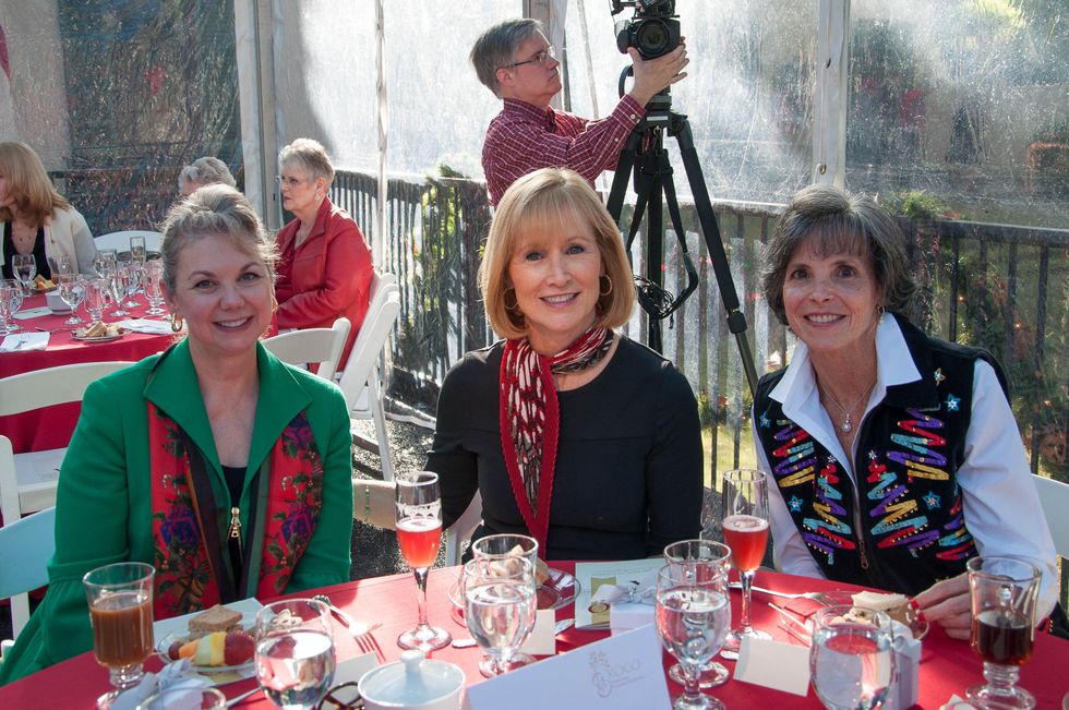 13 Catherine Gassman, from left, Janet Burkard and Claire Martin at the ROCO Yuletide Concert at Bayou Bend December 2014