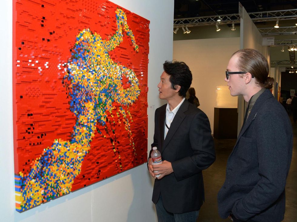 13 Charlie Ahn, left, and Colin Vanwinkle at the Texas Contemporary Art Fair VIP opening party October 2013