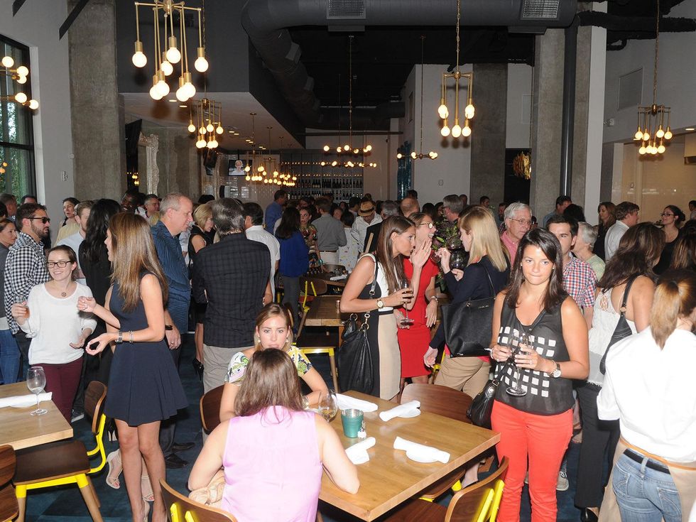 13 Coppa Osteria party September 2013 crowd, venue