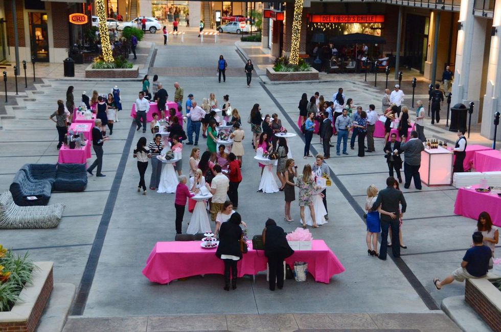 13 crowd, venue at the West Ave Turns Pink party October 2013