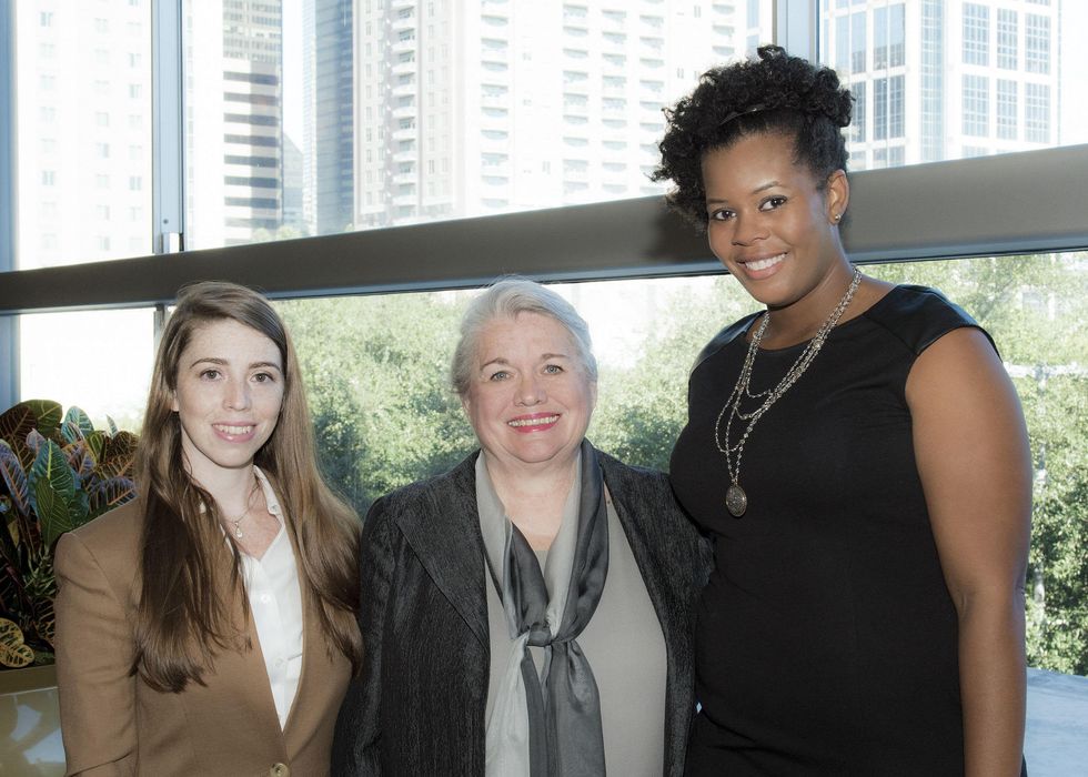 13 Danielle Blut, from left, Robin Blut and Reisha Beaty at the Keep Houston Beautiful luncheon