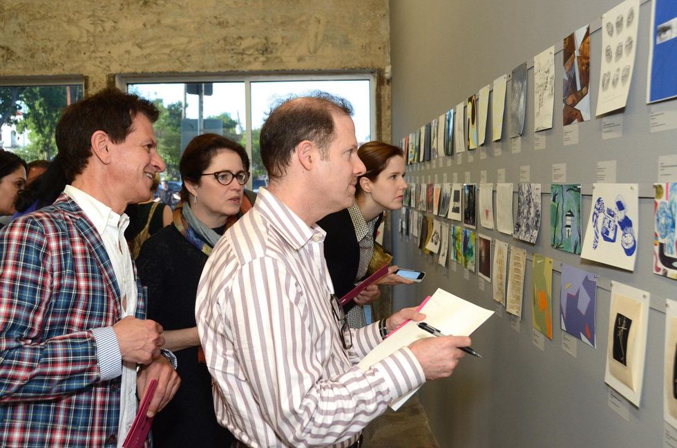 13 David Shelton, from left, Kerry Inman, Marc Schindler and Mary Hammon Lee at Luck of the Draw May 2014