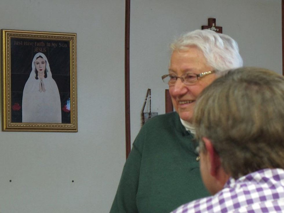 13 Katie Louisiana Revisited Part 7 May 2013 \u201c...enjoying their meal and asking Alzina questions.\u201d