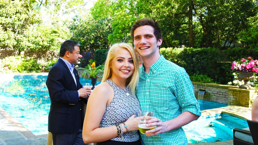13 Kaylyn Johnson and Carter Rowland at Cheetah Conservation and The Houston Zoo Event March 2015.