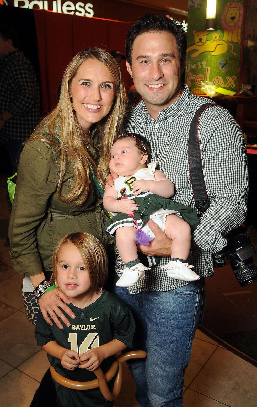 13 Laine and Dave Santamaria with Mac and Edie at the M.D. Anderson Kids Halloween October 2014