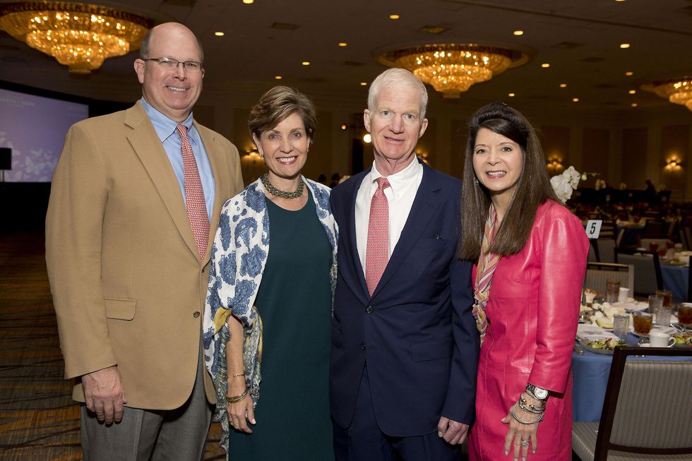 13 Matt and Giggy Thanheiser, from left, and Rusty and Paula Walter at Bo's Place luncheon February 2015