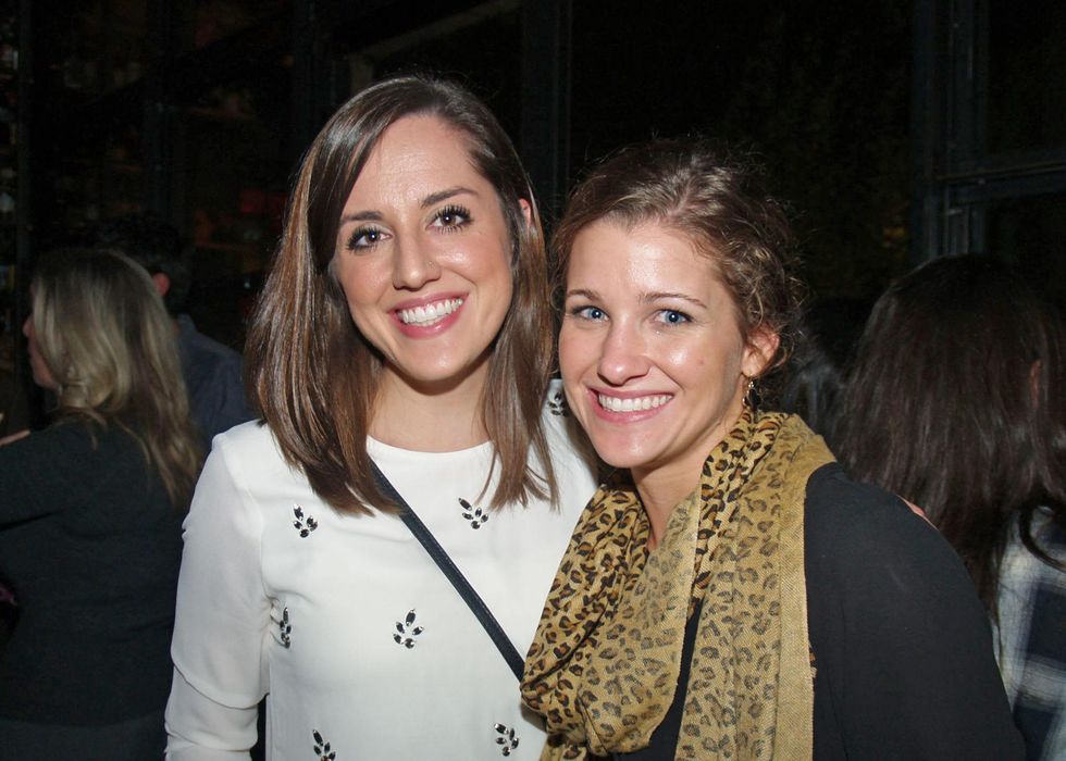 13 Megan Coody, left, and Rivers Rice at the Preservation Houston Young Professionals party November 2013