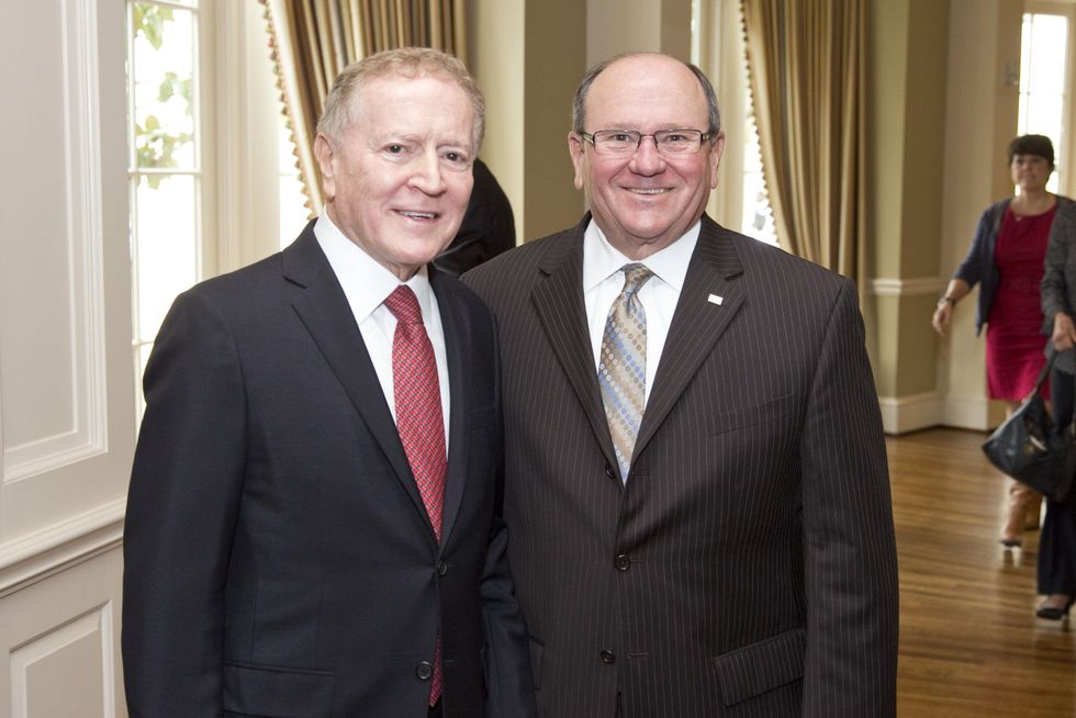 13 Mel Klein, left, and Patrick Mulvey at the M.D. Anderson VEPS luncheon March 2014