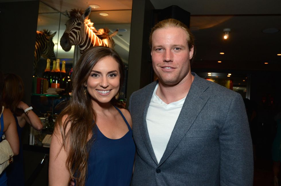 13 Natalie Petratis and Brooks Reed at the Blue Cure Foundation benefit party at Hotel ZaZa June 2014