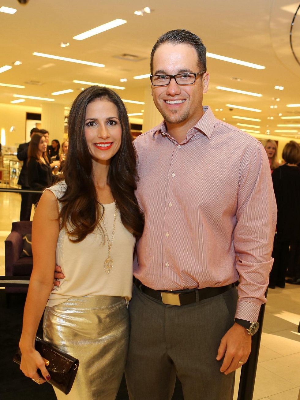 13 Nina and Michael Phillips at Saks' Key to the Cure October 2013