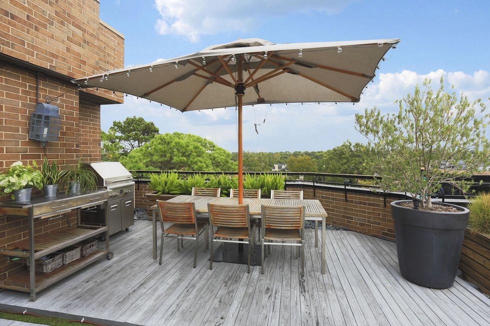 13 On the Market 21 Briar Hollow 802 penthouse with rooftop garden June 2014 terrace