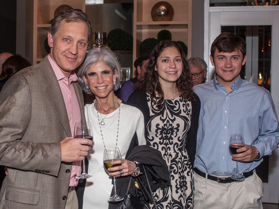 13 Scott and Judy Nyquist, from left, Sarah Nyquist and Jake Nyquist at the Bruce Munro VIP reception at Discovery Green November 2014