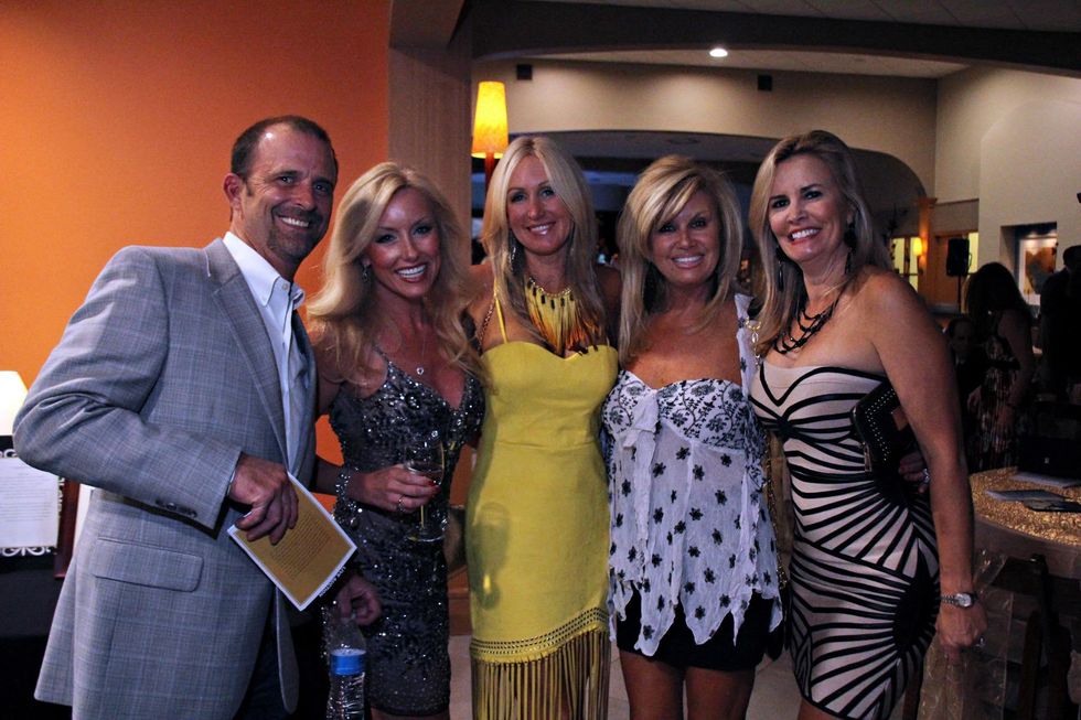 13 Scott Richardson, from left, Sheila Jenkin, Heather Richardson, Toni Batches and Bibi McDonald at the Mercedes-Benz of Sugar Land Cystic Fibrosis Event October 2014