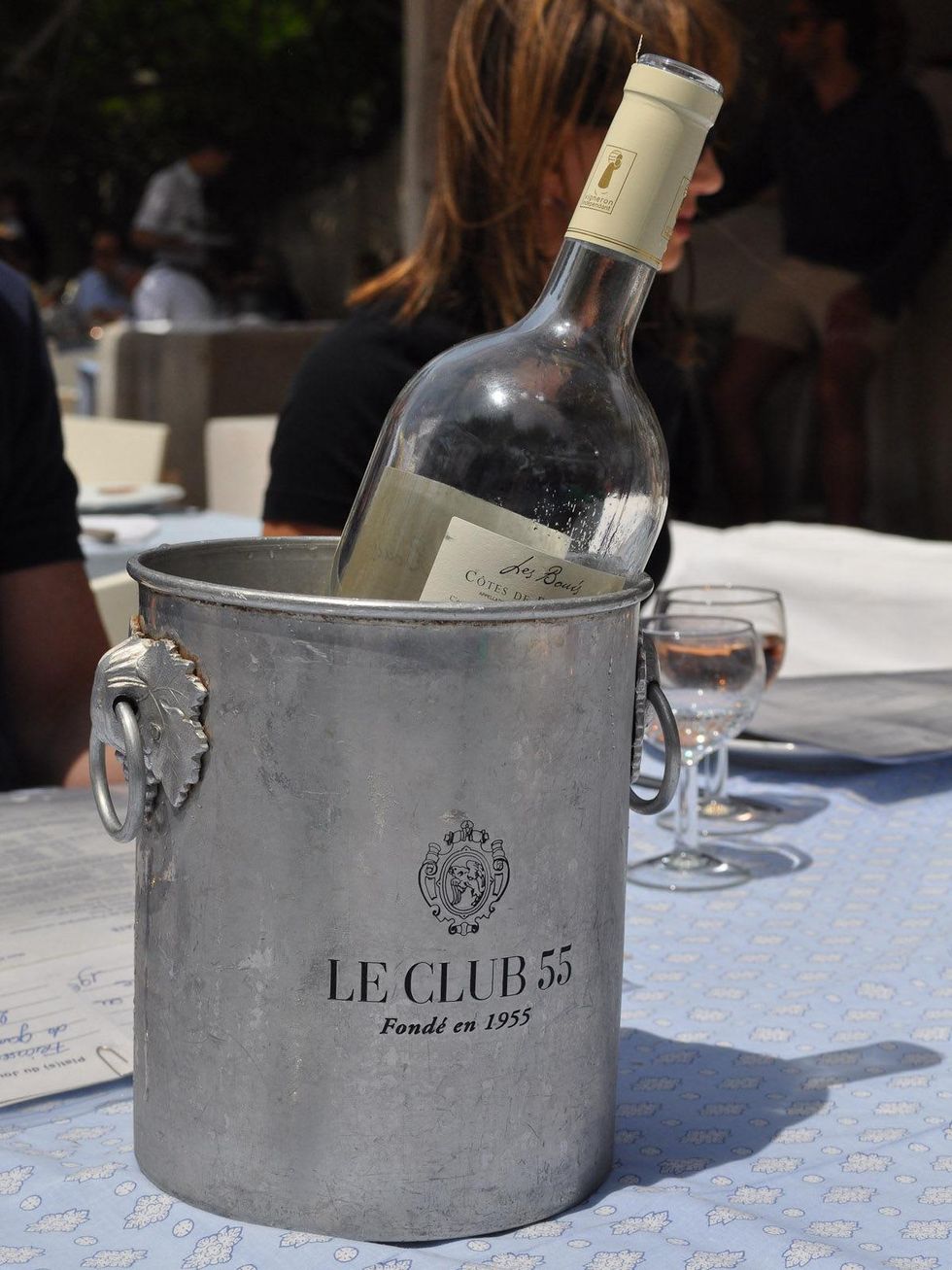 13 Shelby France Le Club Cinq Cinq June 2013 wine and wine bucket