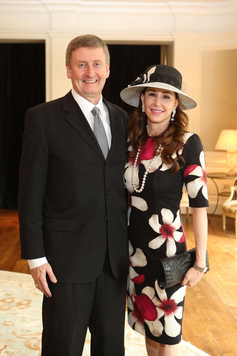 13 Tom and Liz Glanville at Hats Off to Mothers luncheon March 2015
