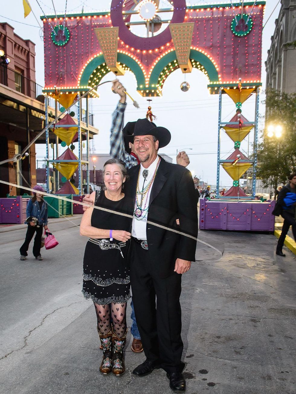 13, Tremont House Mardi Gras, February 2013, Betsy Mitchell, Greg Mitchell