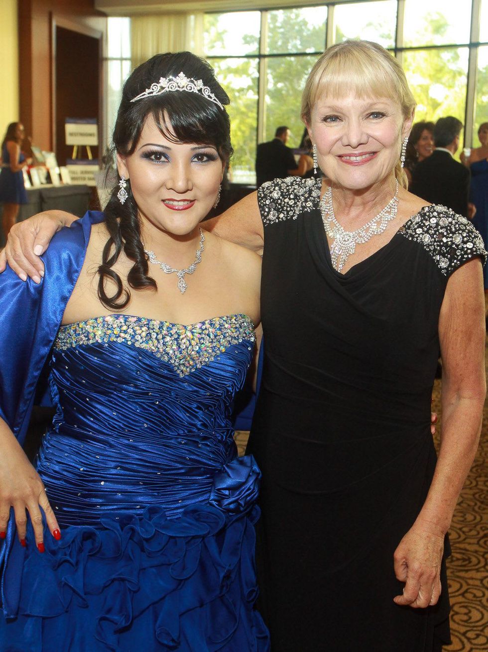 13 Veronica Mook, left, and Mary Hovratsch at the Big Brothers Big Sisters gala.
