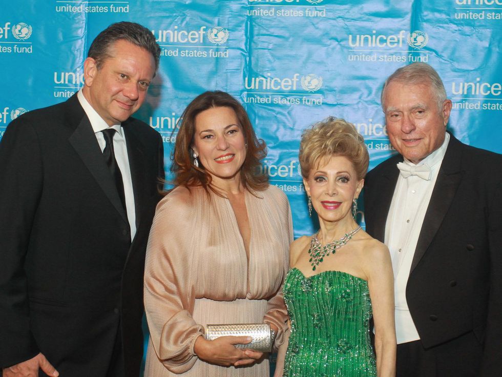 130 UNICEF Houston gala September 2013 Sean Hepburn Ferrer, from left Karin Hofer, Margaret Alkek Williams and Jim Daniel