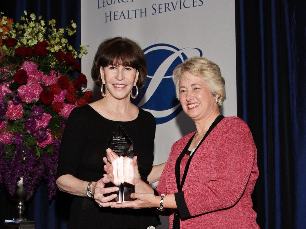 134 Legacy Luncheon September 2013 Shelby Hodge and Annise Parker