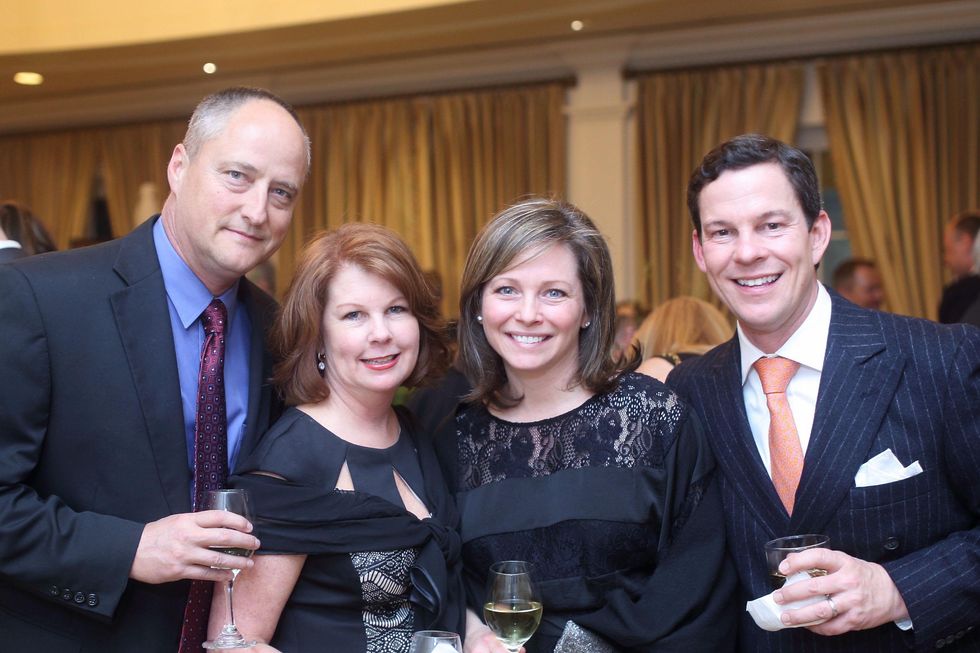 1362 Keith and leanne Reynolds, from left, and Carrie and Jacques Hodges at the Sire Under the Stars event March 2015