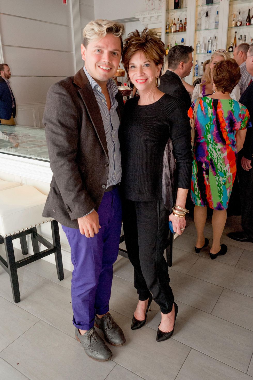 137 David Peck and Vicki Rizzo at the Stages Repertory Theatre Soiree Marie October 2014