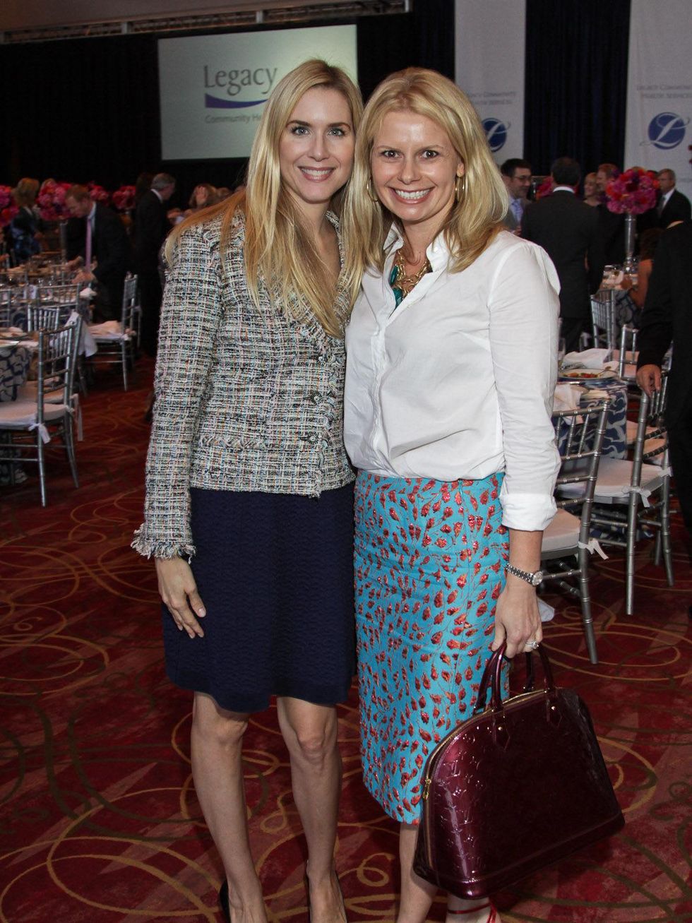 137 Legacy Luncheon September 2013 Audrey Cochran and Valerie Dieterich