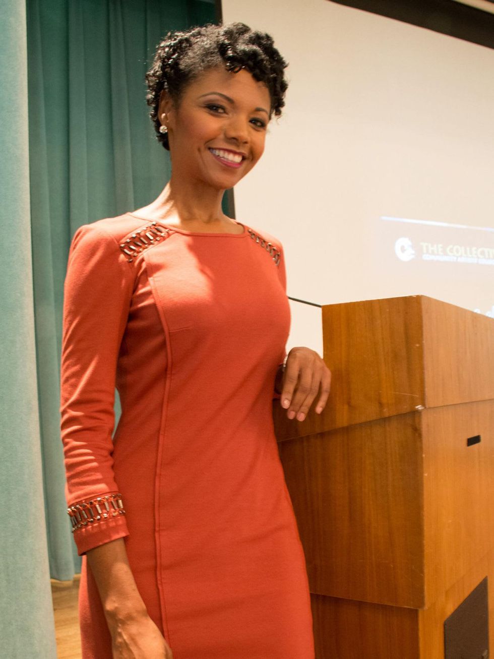 14-21 Courtney Gilmore at the Community Artists\u2019 Collective\u2019s luncheon September 2014