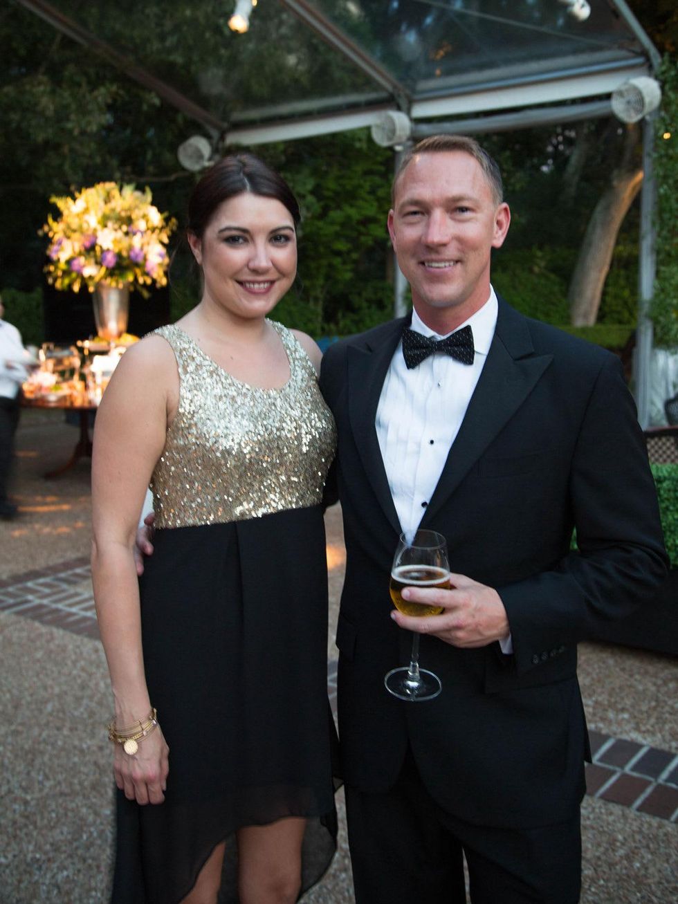 14 Brooke Cauthen and Fred Tyler at the Lamborghini party September 2014