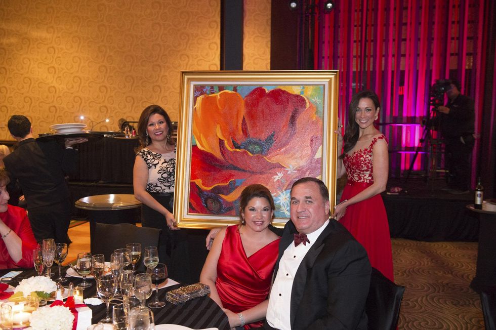 14 C.J. Alvarez, from left, Leticia and Steve Trauber and Katie Pryor at Heart Ball February 2015