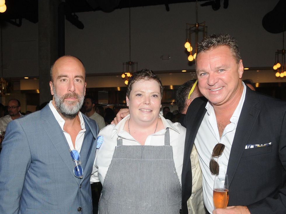 14 Coppa Osteria party September 2013 Grant Cooper, Brandi Key, Charles Clark