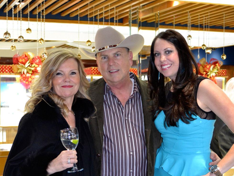 14 Debra and Kerry Bonner, from left, with Stacy Parker at the Zadok Holiday Party December 2013