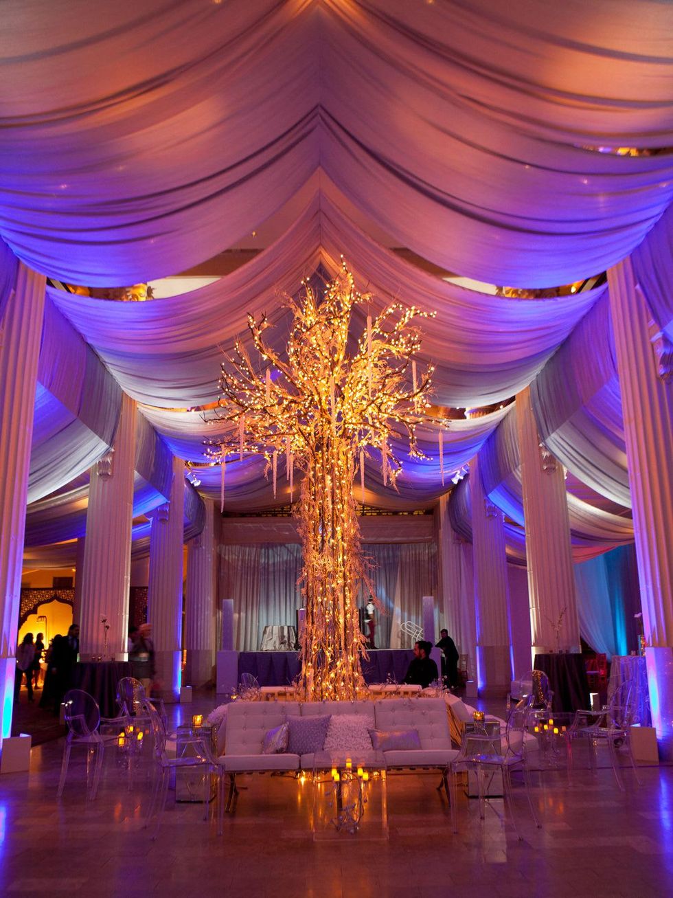 14 Decor at the Night Circus party January 2014