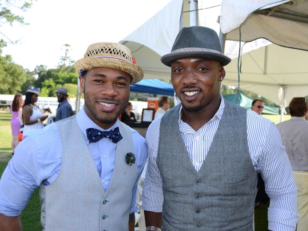 14 Houston Health Museum Young Professionals polo May 2013 Fola Lawson, Tunde Lawal