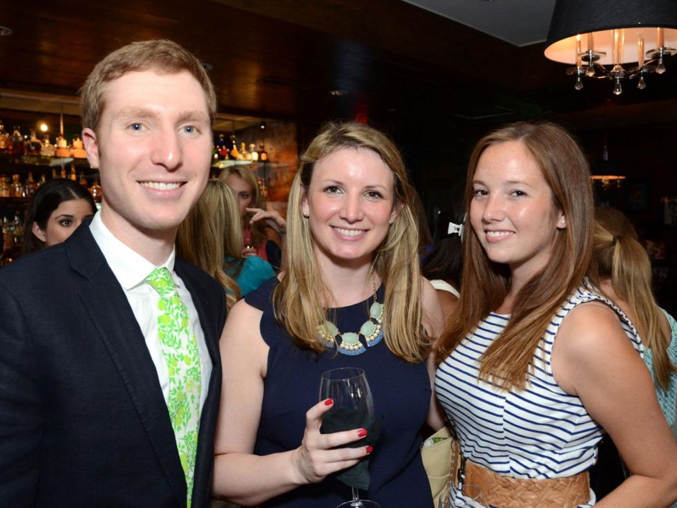 14 Houston Young Professionals and Ballet Barre kickoff event September 2013 Benjamin Koopferstock, Allie Zeger, Meredith Moore