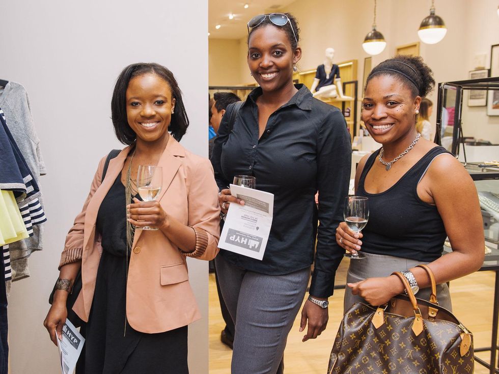 14 J. Crew & HYP Chamber of Commerce April 2013 Carmelle White, Ayan Martin, Andretta Williams