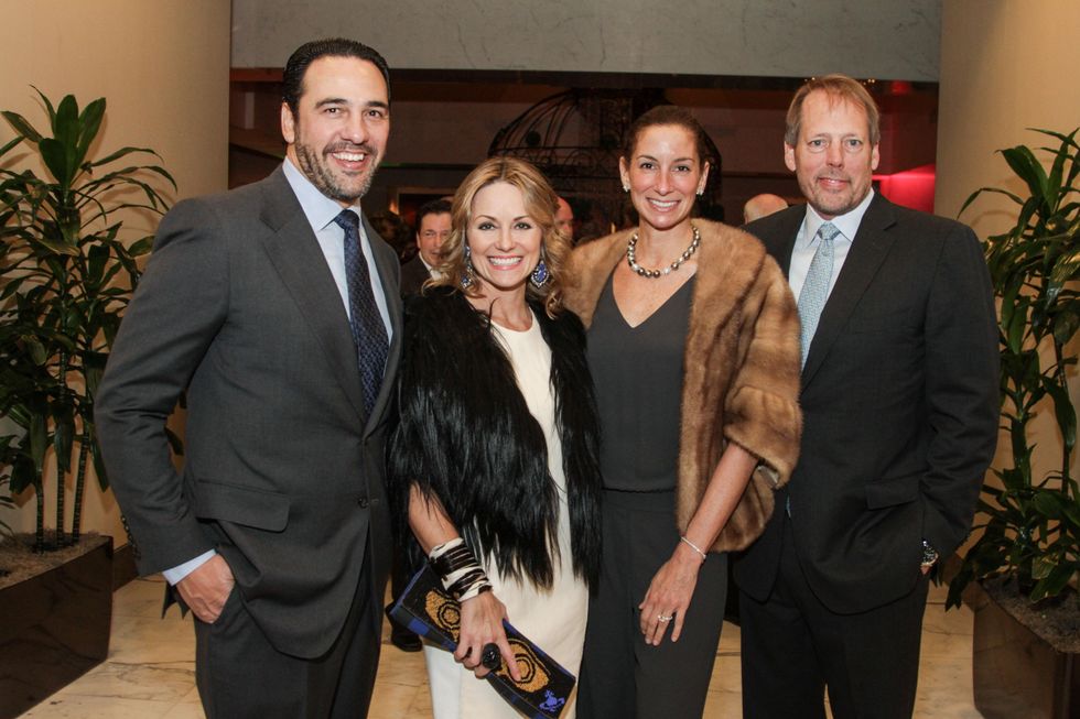 14 Javier and Lucinda Loya, from left, and Lisa and Michael Holthouse at Houston Treasures dinner December 2013