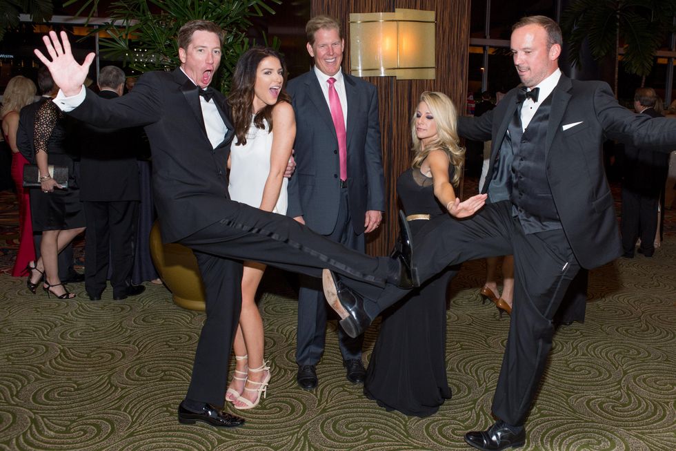 14 John Isham, from left, Kristen Daniels, Lyle Eastham, Hollie Wells and Jesse Burgr at the Covenant House Gala March 2015