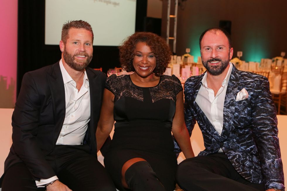 14 Kevin Black, Deborah Duncan, Tony Bradfield at Catwalk for a Cure November 2014