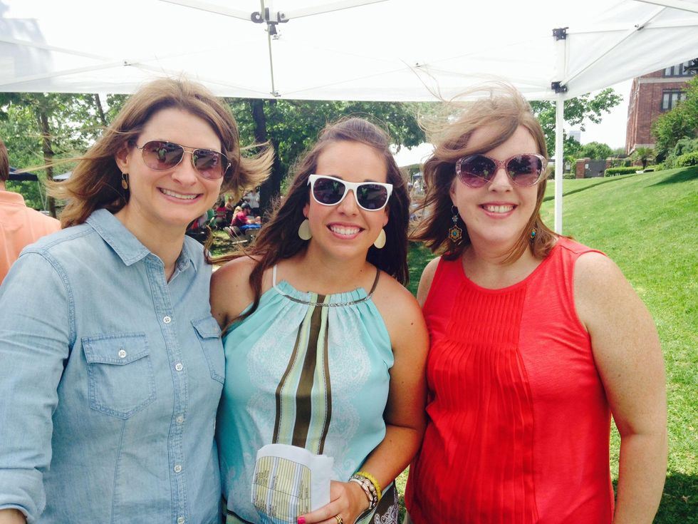 14 Leigh McBurnett, from left, Brittany Taggart and Jessica Walters at the Buffalo Bayou Bash April 2014