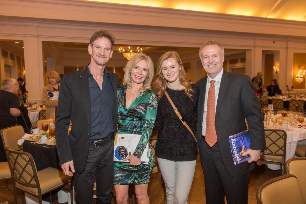 14 Mark Seliger, from left, Cheryl Boblitt, Kyrstin Boblitt and Bob Boblitt at the HSPVA 9th Annual Encore for Excellence luncheon February 2015